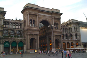 Milan city center